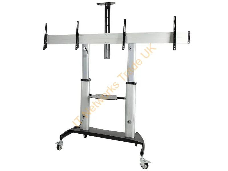STNDMTVDUO - Startech.Com Stndmtvduo Tv Mount 60" Black, Silver