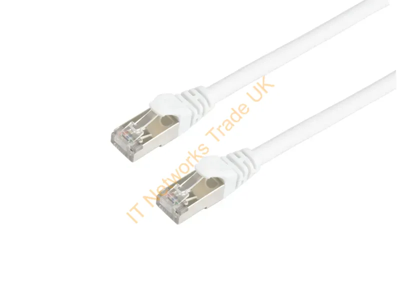 STP-0040-10 - Prokord TP-CABLE STP CAT.6 SHIELDED LSZH RJ45 3M WHITE 10-PACK