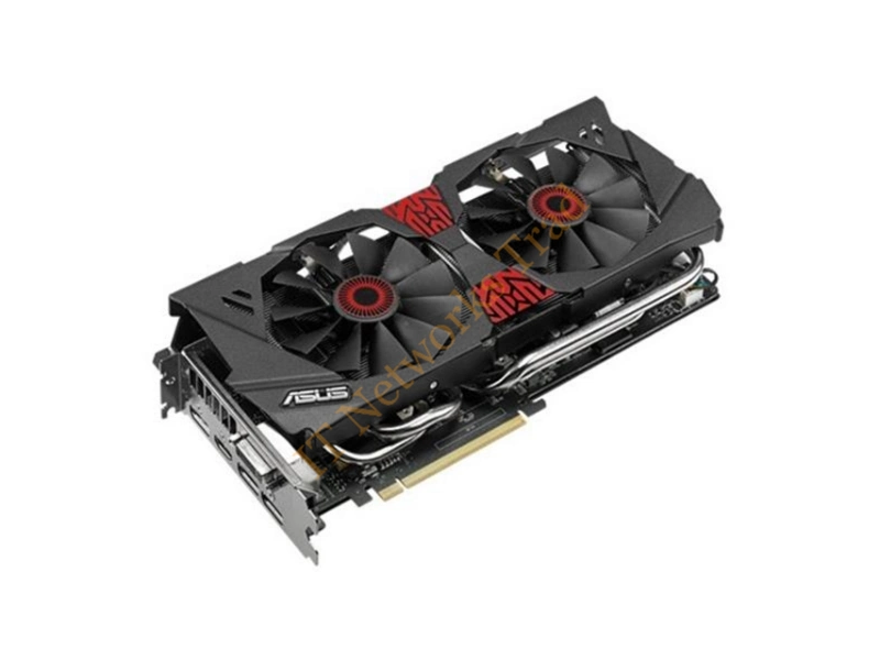 STRIX-GTX-980-DC2OC ASUS nVidia GeForce GTX 980 4GB GDDR5 256-Bit Dual Link DVI-I/ HDMI/ 3x DisplayPort PCI Express 3.0 x16 Video Graphics Card