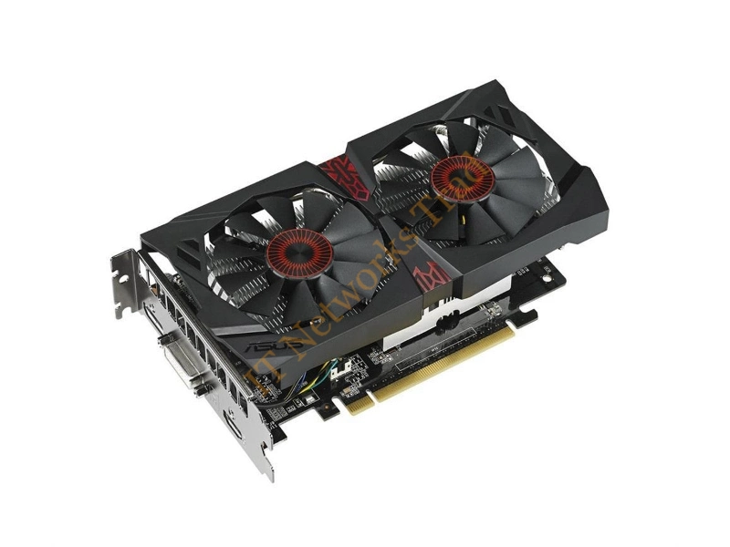 STRIX-GTX750TI-DC2OC ASUS nVidia GeForce GTX 750 TI 4GD5 4GB GDDR5 128-Bit DVI/HDMI/DisplayPort PCI Express 3.0 Video Graphics Card