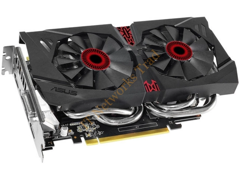 STRIX-GTX960-DC2-2GD ASUS nVidia GTX 960 2GB GDDR5 128-Bit DVI-I/ HDMI/ 3x DisplayPort PCI Express 3.0 Video Graphics Card