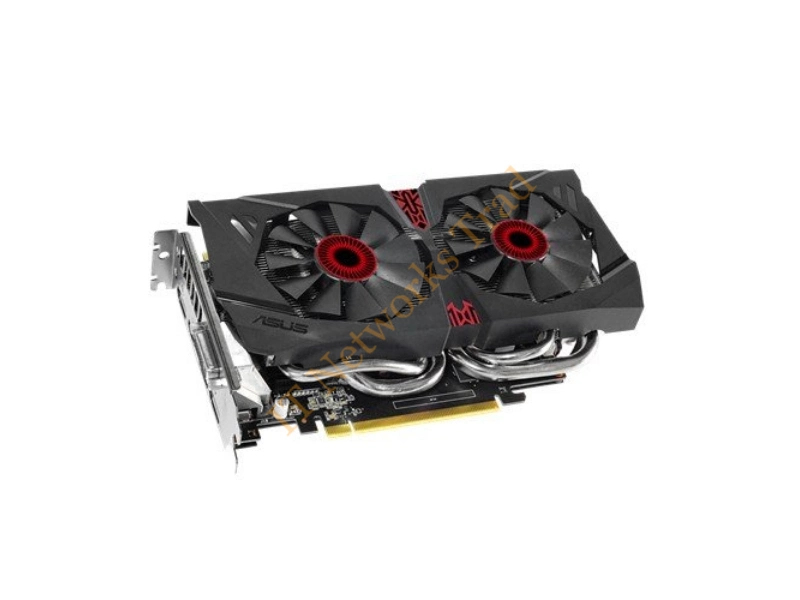 STRIX-GTX960-DC2-4GD5 ASUS nVidia GeForce GTX 960 4GB GDDR5 128-Bit HDMI / 3x DisplayPort / HDCP / DVI-I PCI Express 3.0 Video Graphics Card