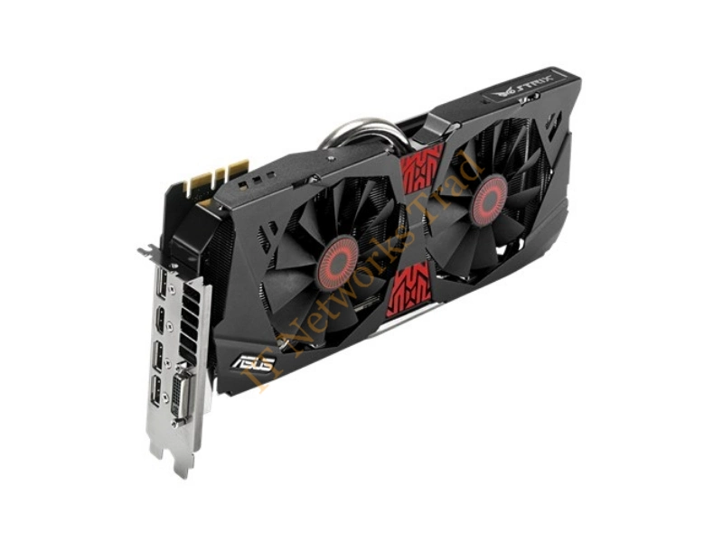 STRIX-GTX980-DC2OC-4GD5 ASUS nVidia GeForce GTX 980 4GB GDDR5 256-Bit DVI/HDMI/DisplayPort PCI Express 3.0 Video Graphics Card