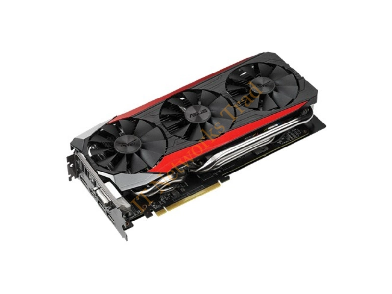 STRIX-R9390-DC3OC-8G ASUS AMD Radeon R9 390 8GB GDDR5 512-Bit DVI / HDMI / 3x DisplayPort PCI-Express x 3.0 Video Graphics Card