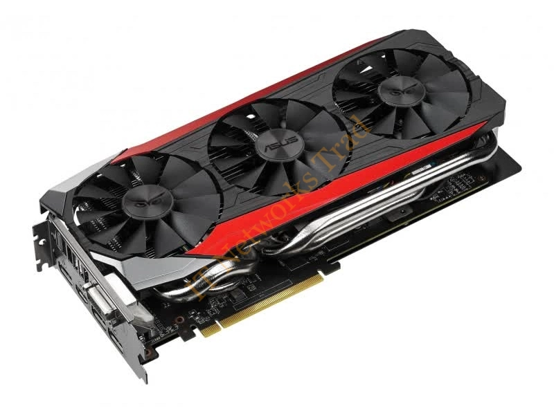 STRIX-R9FURY-DC3-4G ASUS AMD Radeon R9 FURY 4GB High Bandwidth Memory (HBM) 4096-Bit DVI/HDMI/3x DisplayPort PCI Express 3.0 Video Graphics Card