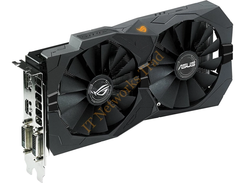 STRIX-RX470-O4G-GAMING ASUS ROG Strix RX 470 4GB GDDR5 256-Bit HDMI / DisplayPort / DVI-D PCI Express Video Graphics Card