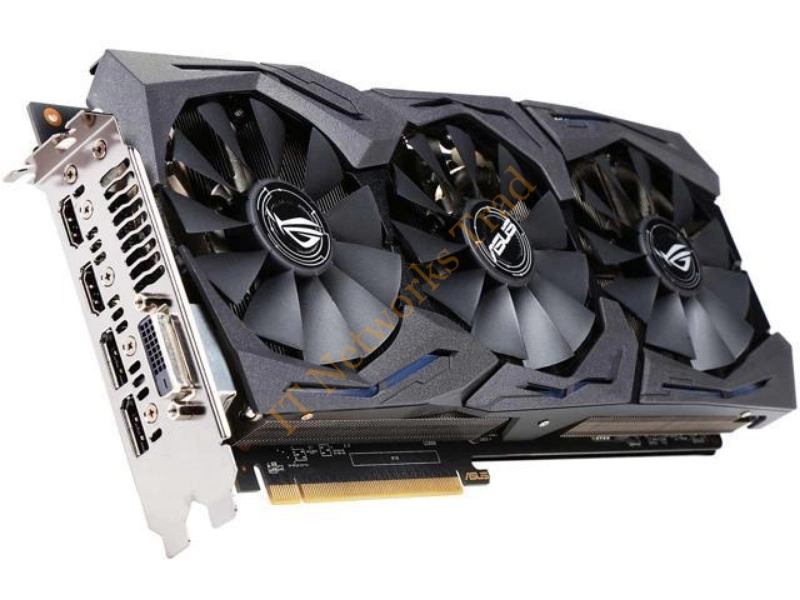 STRIX-RX480-8G-GAMING ASUS AMD Radeon RX 480 8GB GDDR5 256-Bit HDMI / DisplayPort / DVI-D PCI Express x16 Video Graphics Card