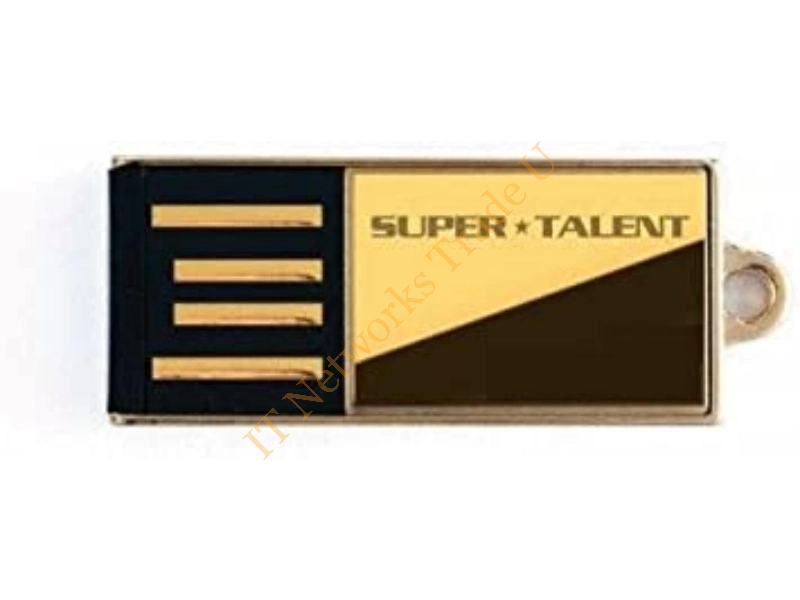 STU16GPCG Super Talent Pico-C 16GB Gold Limited Edition USB 2.0 Flash Drive