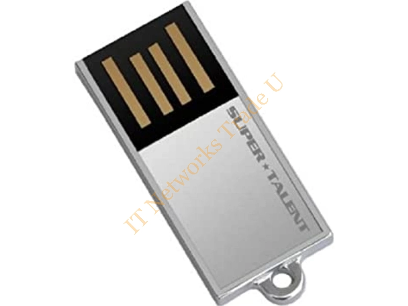 STU32GPCN Super Talent Pico-C 32GB Nickel USB 2.0 Flash Drive