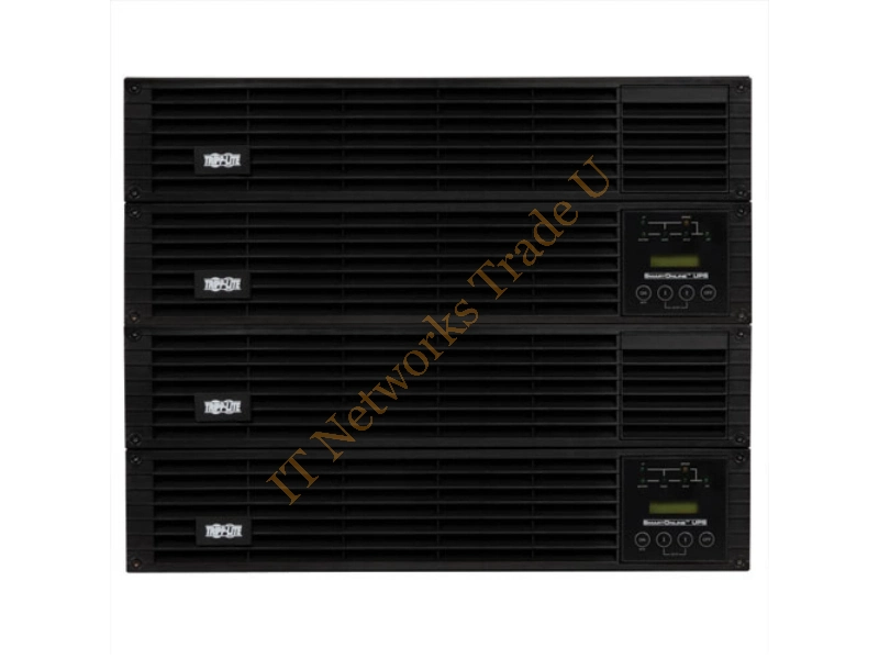 SU12KRT4UHW - Tripp Lite SmartOnline 200-240V 12kVA 10.8kW On-Line Double-Conversion UPS, N+1, Extended Run, SNMP, Webcard, 8U Rack/Tower, USB, DB9 Serial, Hardwire