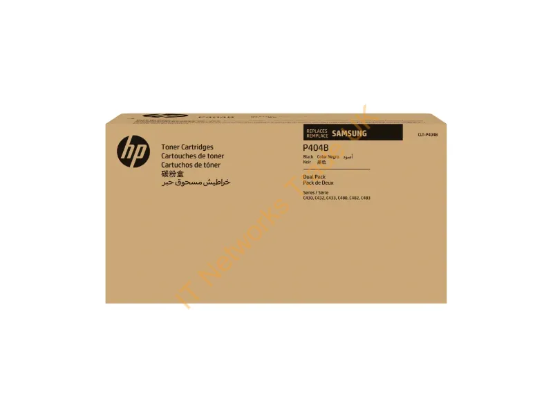 HP SU364A (CLT-P404B) Toner black, 1.5K pages, Pack qty 2 Accessory