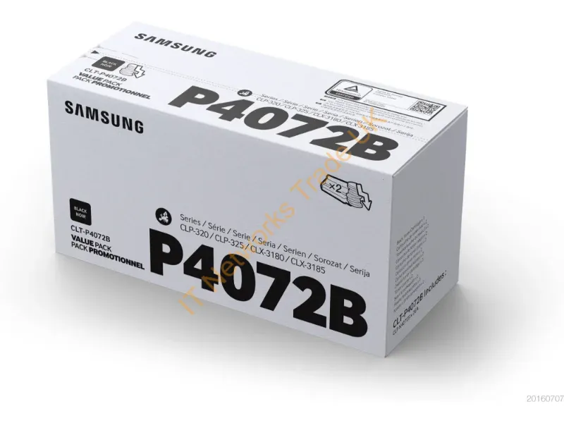 HP SU381A (CLT-P4072B) Toner black, 1.5K pages, Pack qty 2 Accessory