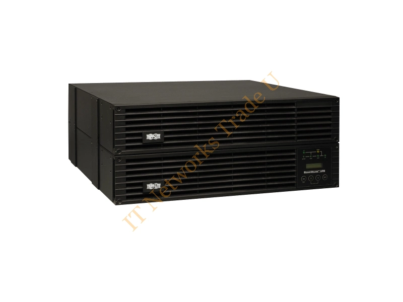 SU6000RT4UHVHW - Tripp Lite SmartOnline 208/240, 230V 6kVA 5.4kW Double-Conversion UPS, 4U Rack/Tower, Extended Run, Network Card Options, USB, DB9 Serial, Bypass Switch, Hardwire