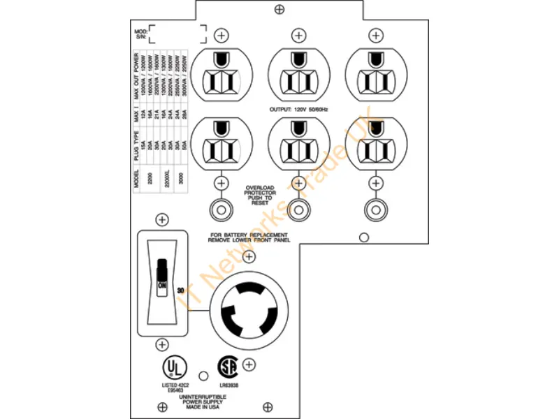 SUA027 - Apc Sua027 Uninterruptible Power Supply (Ups) 7 Ac Outlet(S)