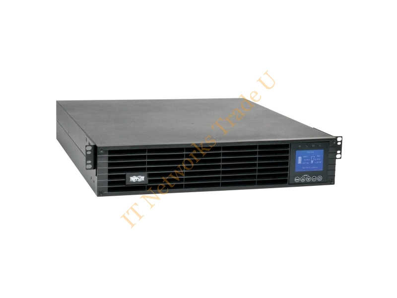 SUINT2200LCD2U - Tripp Lite SmartOnline 208/230V 2.2kVA 1.98kW Double-Conversion UPS, 2U Rack-Mount, Extended Run, Network Card Options, LCD, USB, DB9, ENERGY STAR