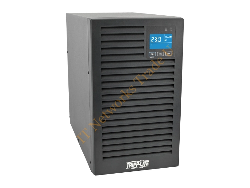SUINT3000XLCD - Tripp Lite 3000VA 2700W SmartOnline 230V 3kVA 2700W On-Line Double-Conversion UPS, Tower, Extended Run, Network Card Options, LCD, USB, DB9