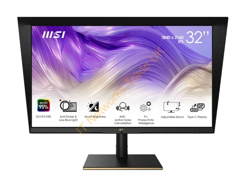 SUMMITMS321UP - Msi Summit Ms321Up Computer Monitor 32" 3840 X 2160 Pixels 4K Ultra Hd Led Black, Gold