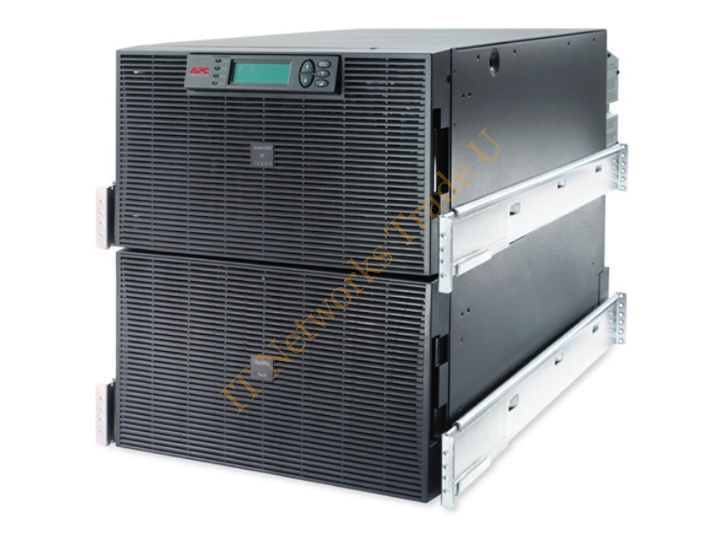 SURT15KRMXLI/Q2K3V - APC SURT15KRMXLI + Service Bundle 3 Double-conversion (Online) 15000VA 10AC outlet(s) Black uninterruptible power supply (UPS)