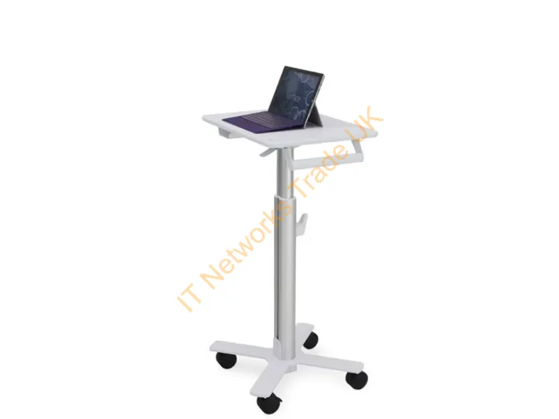 SV10-1800-0 - Ergotron Styleview S-Tablet Cart, Sv10 Aluminum, White Multimedia Cart