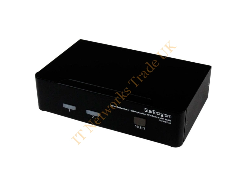 SV231U3A StarTech 2-Port SuperSpeed USB 3.0 VGA KVM Switch with Audio and Cables
