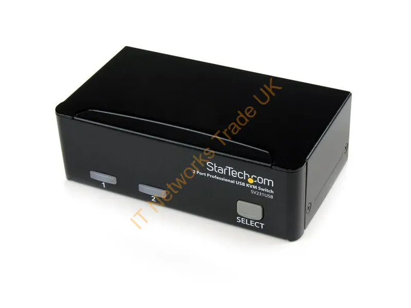 SV231USB StarTech 2-Port Professional USB KVM Switch Kit with Cables