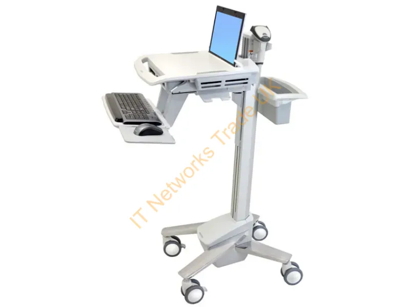 SV41-6100-0 - Ergotron Styleview Emr Laptop Cart White Multimedia Cart
