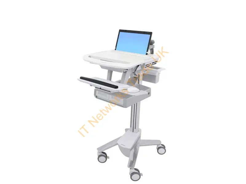 SV43-11A0-0 - Ergotron Styleview White Flat Panel Multimedia Cart