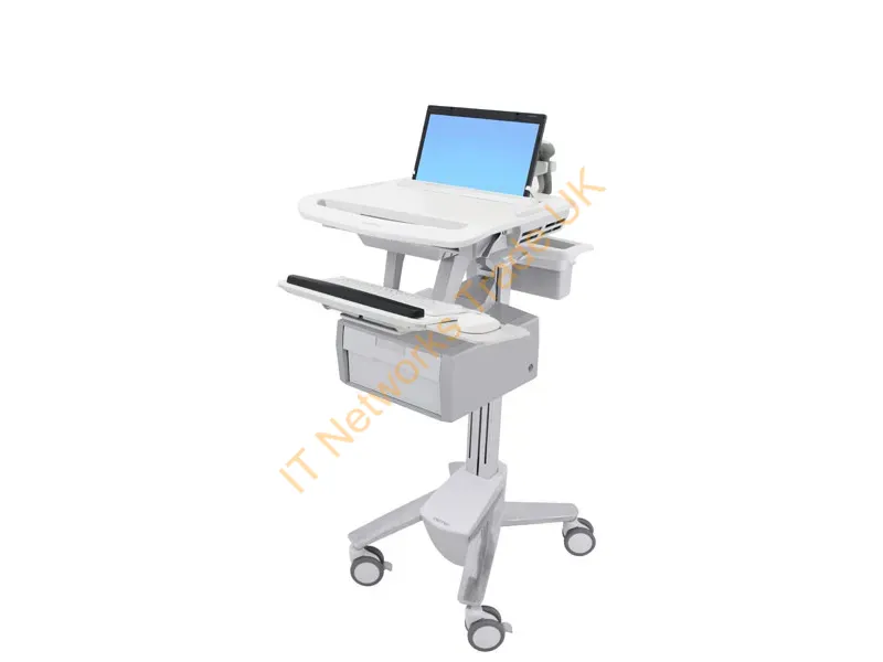 SV43-11B0-0 - Ergotron Styleview White Laptop Multimedia Cart