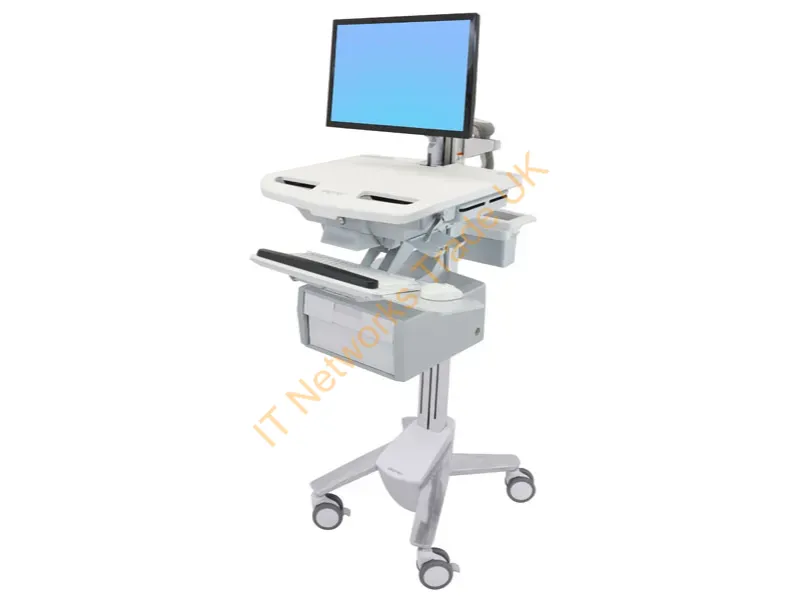 SV43-12B0-0 - Ergotron Styleview Gray Flat Panel Multimedia Cart