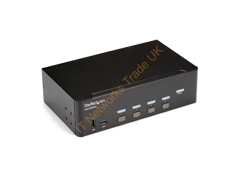 SV431DHD4KU - Startech.Com Sv431Dhd4Ku Kvm Switch Rack Mounting Black
