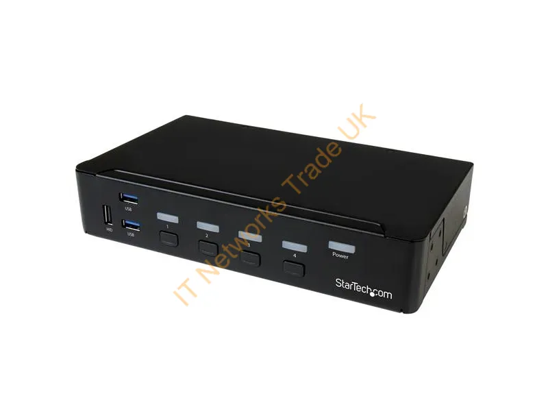 SV431DPU3A2 - StarTech.com 4-Port DisplayPort Network KVM Switch USB 3.0 4K 30Hz