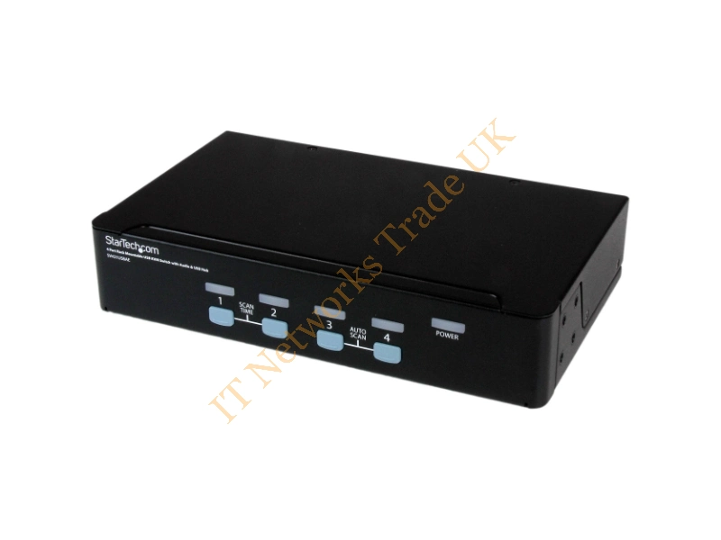 SV431DVIUAHR StarTech 4-Port USB DVI Audio KVM Switch