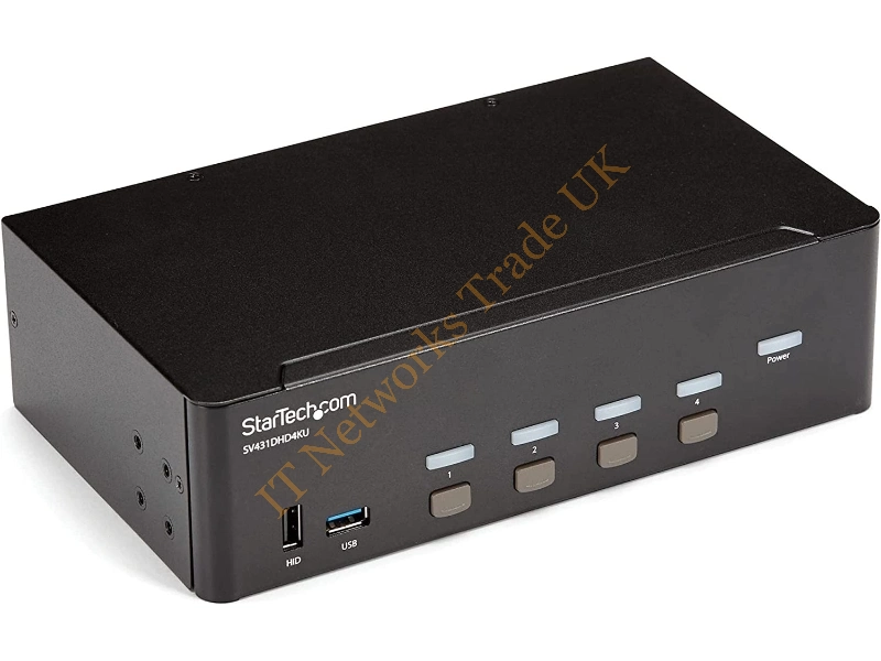 SV431DVIUDDM StarTech 4-Port USB DVI KVM Switch With Ddm Fast Switching