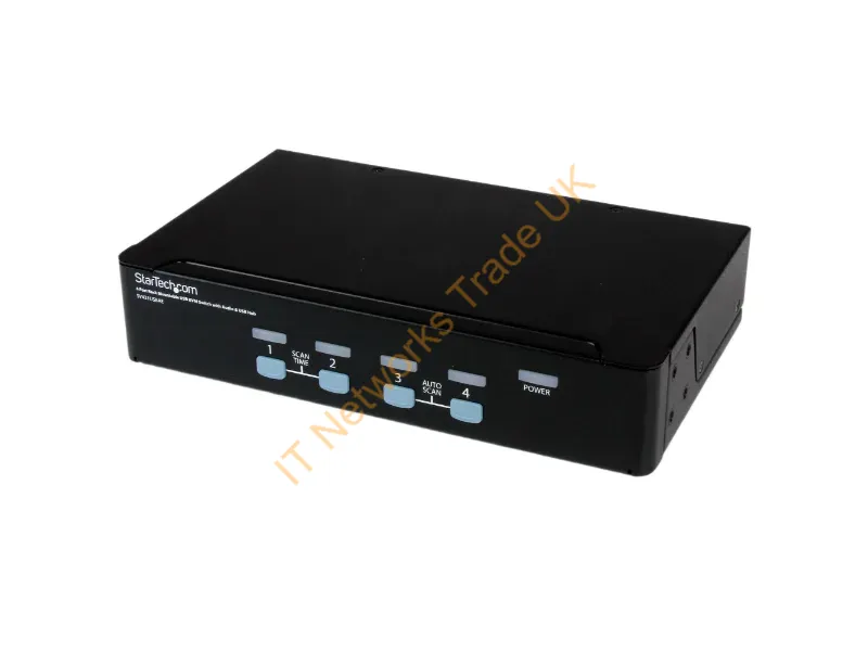SV431USBAEGB - StarTech.com 4 Port StarView USB Network KVM Switch With Audio