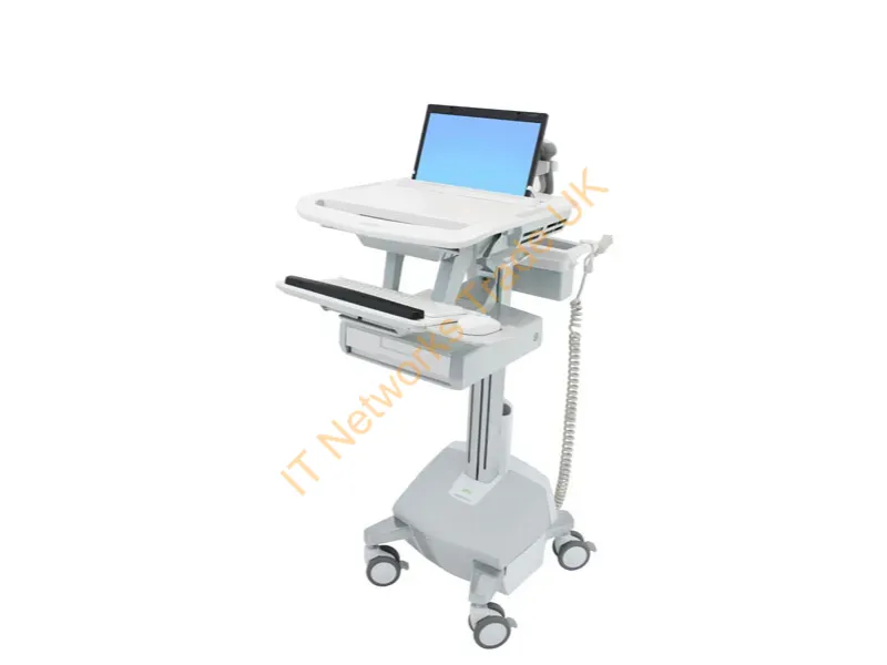 SV44-1112-3 - Ergotron StyleView Aluminium, Grey, White Laptop Multimedia cart