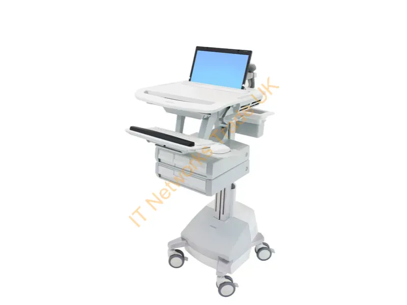 SV44-1141-3 - Ergotron StyleView Aluminium, Grey, White Laptop Multimedia cart