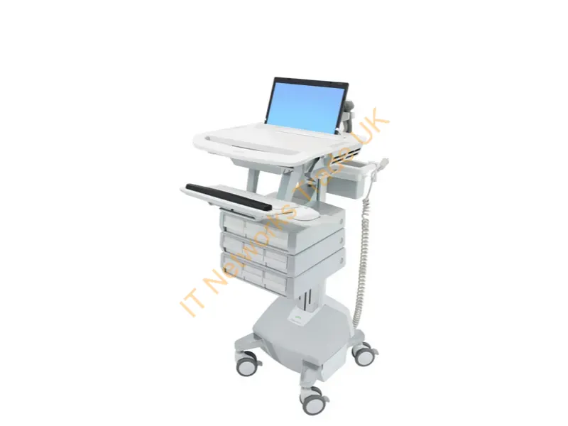 SV44-1192-3 - Ergotron StyleView Aluminium, Grey, White Laptop Multimedia cart