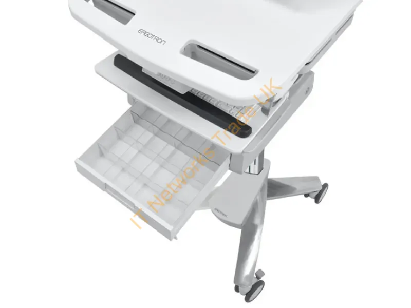 SV44-1212-3 - Ergotron StyleView Aluminium, Grey, White Flat panel Multimedia cart