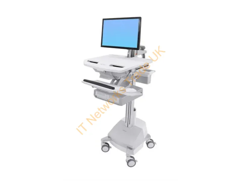 SV44-12A1-3 - Ergotron StyleView White Flat panel Multimedia cart
