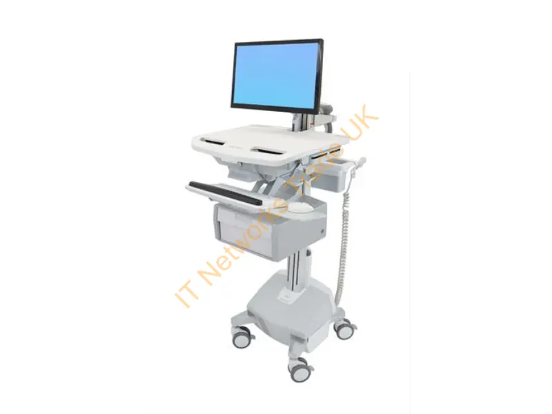 SV44-12B2-3 - Ergotron StyleView White Flat panel Multimedia cart
