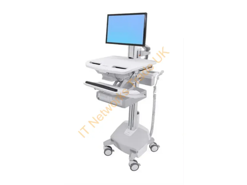 SV44-13A2-3 - Ergotron StyleView White Flat panel Multimedia cart