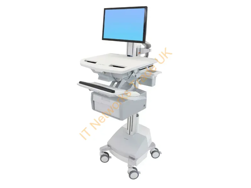 SV44-13B1-3 - Ergotron StyleView White Flat panel Multimedia cart