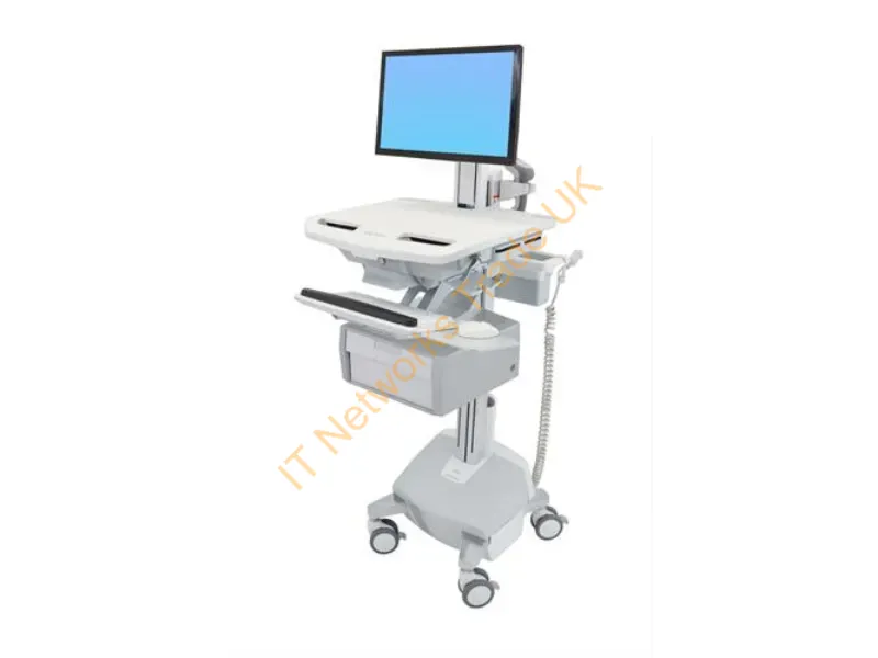 SV44-13B2-3 - Ergotron StyleView White Flat panel Multimedia cart