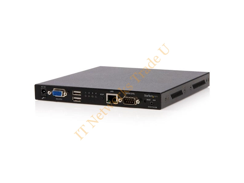SV441DUSBI - StarTech.com 4 Port USB VGA IP Network KVM Switch with Virtual Media