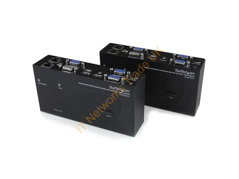 StarTech.com USB Dual VGA over Cat5 KVM Console Extender 650 ft / 200m Accessory