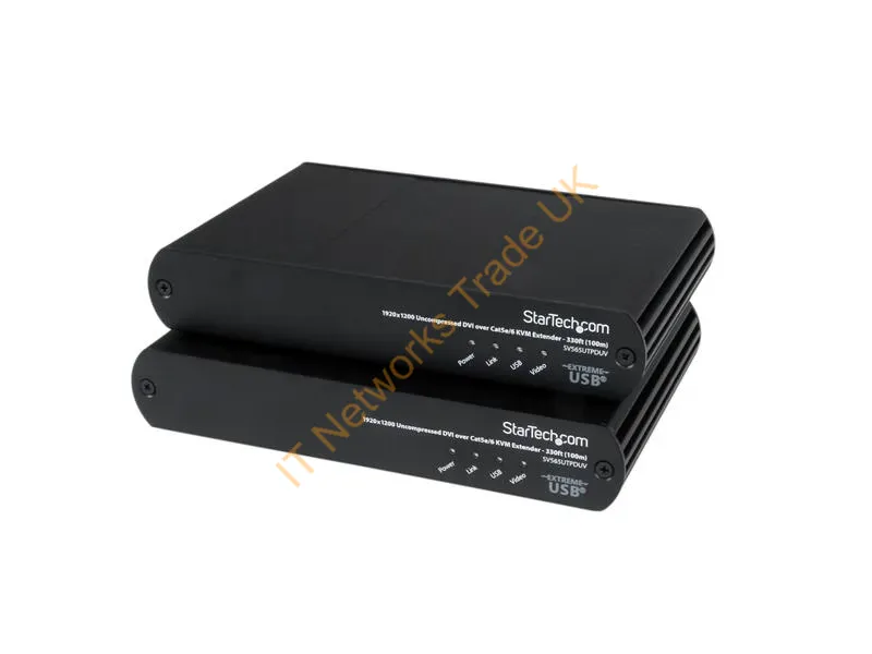 SV565UTPDUV StarTech USB DVI Over Cat5 / Cat6 KVM Console Extender Networking Accessory