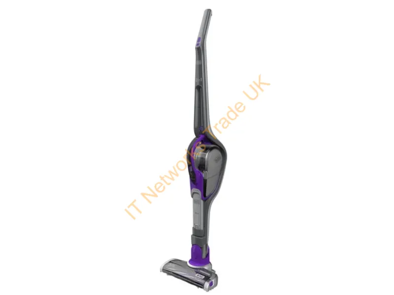 SVJ520BFSP-GB - Black & Decker SVJ520BFSP-GB stick vacuum/electric broom 2-in-1 stick vacuum Battery Dry Bagless 0.5 L Grey, Purple, Titanium 2 Ah