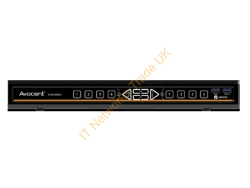 SVM140DPH-400 - Vertiv Sv Universal Dp/H Desktop Matrix 2X4 Kvm Kvm Switch Black