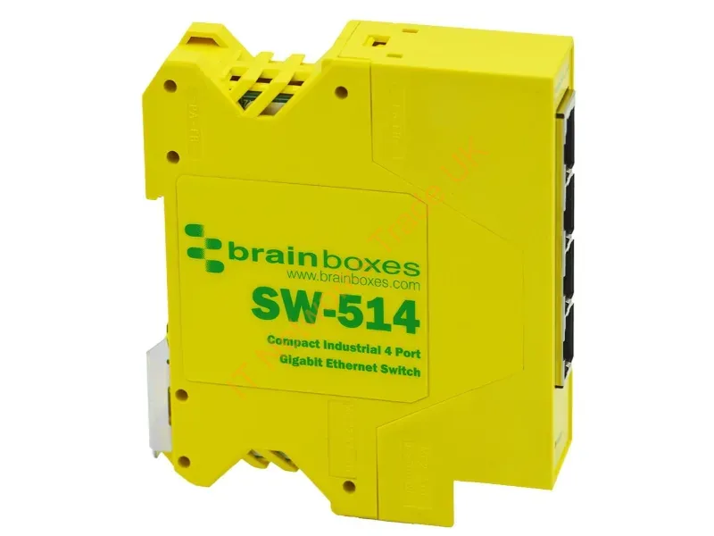 SW-514 - Brainboxes 4 Port Gigabit Switch Ethernet