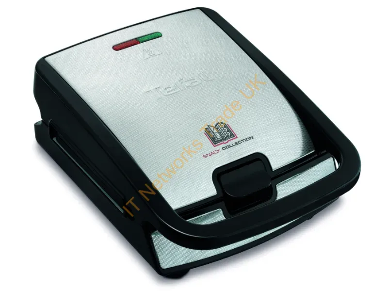 SW852D - Tefal Snack Collection SW852D sandwich maker 700 W Black, Stainless steel